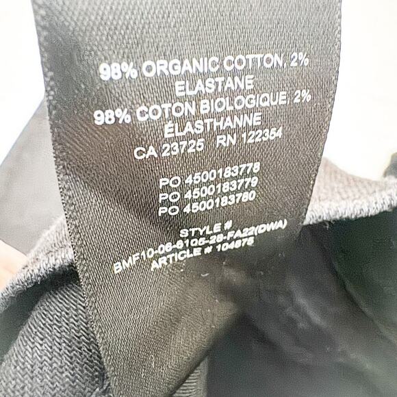 Denim Forum The Arlo High Rise Straight Denim Jeans Button Fly Size 25 x 28L - Picture 8 of 9